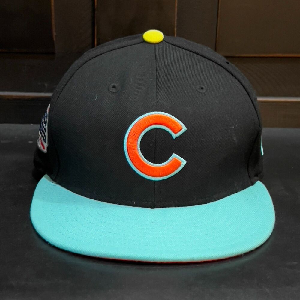 Chicago Cubs 2016 World Series New Era 59Fifty Fitted Hat Black Mint Size 7 1/2